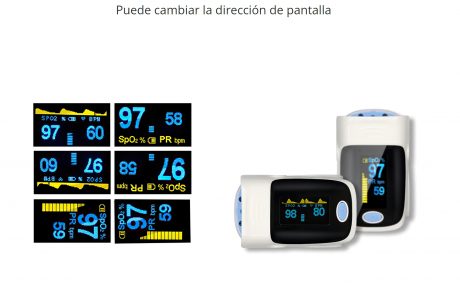 Oximetro Pulso Dedo Hospitalario Hogar Deportivo